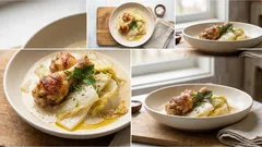 白菜がとろっと甘い。手羽元の旨みで作るやさしいクリーム煮レシピ